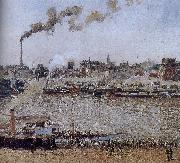 Camille Pissarro St. Sever morning oil painting on canvas